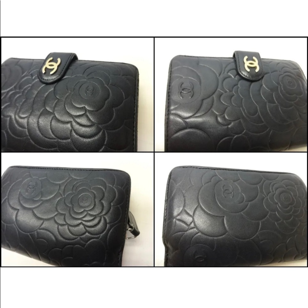 Authentic Chanel Camelia Flap Medium Wallet Complete with box and card - Picture 9 of 11